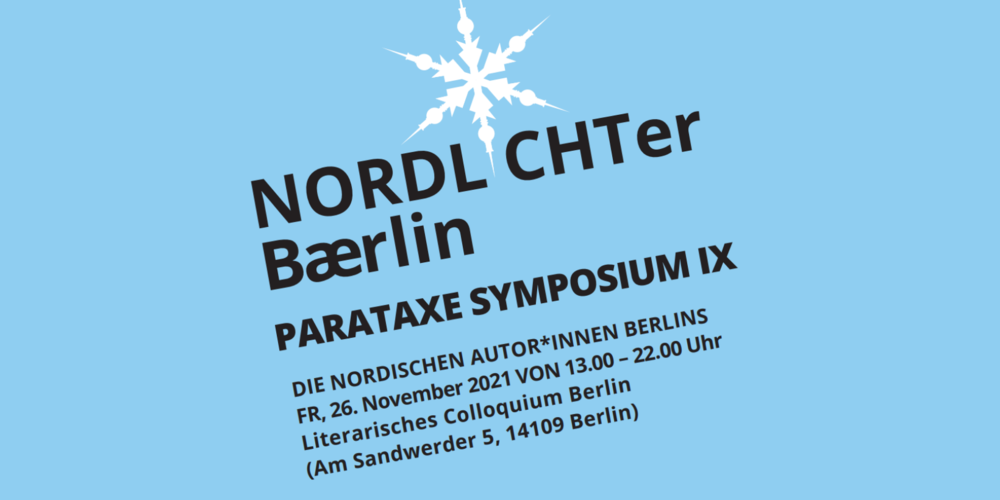 Tickets Nordlicht überm Wannsee, mit Sissel-Jo Gazan und Janne Teller  in Berlin